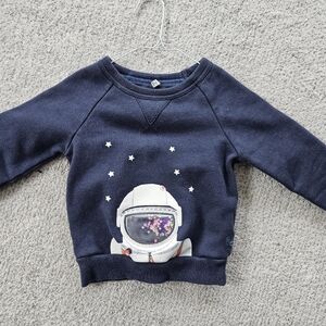 Joules Navy Astronaut Kids Sweatshirt